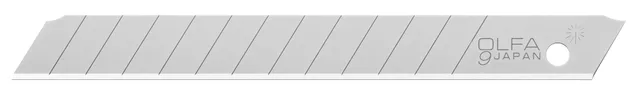 olfa-ab-s-9mm-stainless-steel-snap-off-blades-rust-resistant-13-segments-10-or-5 image 1
