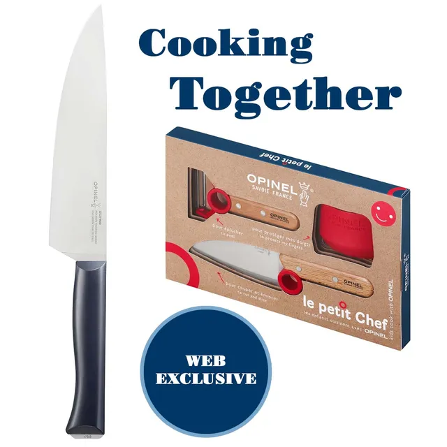 opinel-cooking-together-kit-le-petit-chef-3-piece-kids-knife-set-bundled-with-yo image 1