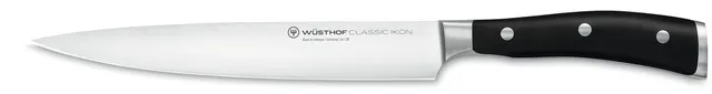 w-sthof-classic-ikon-8-inch-carving-knife-black-precision-forged-meat-slicing-bl image 1