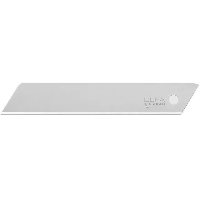 olfa-l-sol-10b-18mm-heavy-duty-solid-silver-blade-10-pack image 1