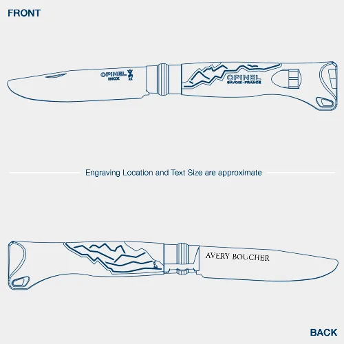 opinel-no-07-outdoor-junior-kids-folding-knife-blue-safety-rounded-tip-whistle-v image 1