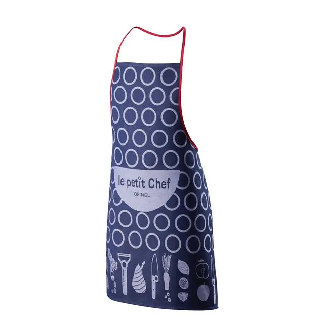 opinel-le-petit-chef-children-s-apron-100-cotton-kids-kitchen-apron-made-in-fran image 1