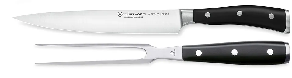 w-sthof-classic-ikon-2-piece-carving-set-forged-carving-knife-and-fork image 1