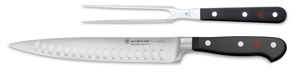 w-sthof-classic-2-piece-carving-set-8-hollow-edge-carving-knife-6-carving-fork image 1