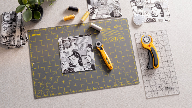 olfa-rm-cg-01-gry-12-x-18-gray-double-sided-self-healing-rotary-mat image 2