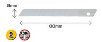 olfa-180-sol-9mm-metal-precision-utility-knife-with-solid-blade image 3