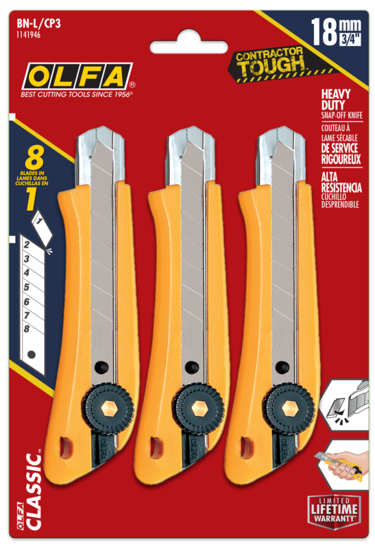 olfa-18mm-bn-l-ratchet-lock-basic-utility-knife image 3