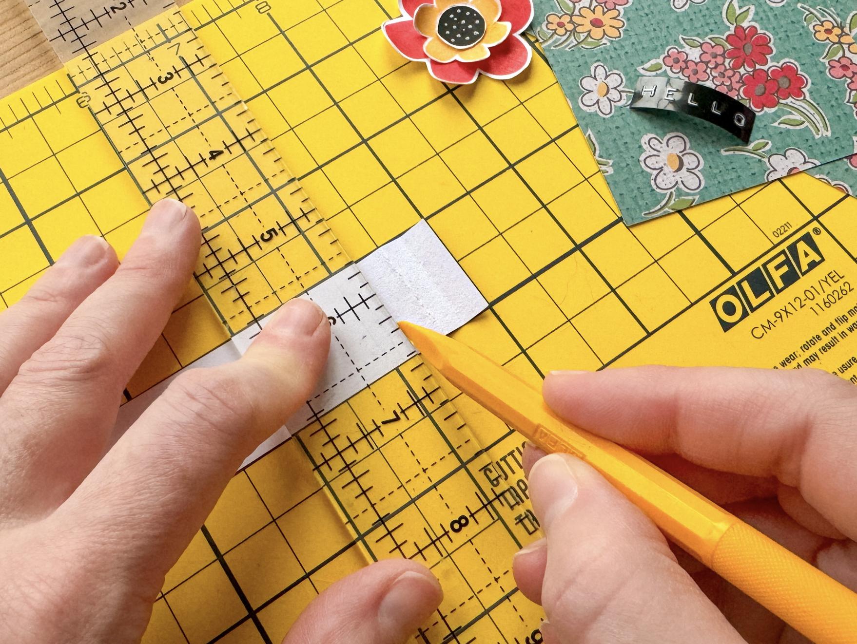 Narrow ruler, precise cuts
