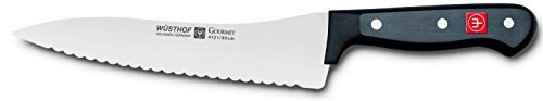 w-sthof-gourmet-8-offset-deli-knife-with-scalloped-edge-laser-cut-stamped-blade image 4