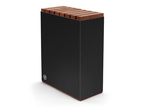 w-sthof-7-slot-knife-block-black-aluminum-with-removable-thermo-beech-insert-fit image 5