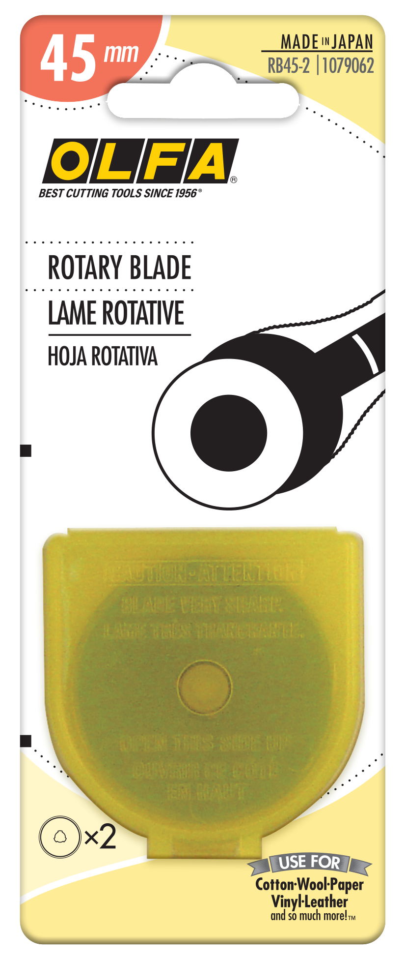 olfa-rb45-45mm-tungsten-steel-rotary-blade-cuts-up-to-8-layers-of-cotton-fits-mo image 4