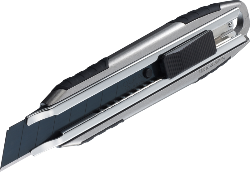 olfa-mxp-al-18mm-die-cast-aluminum-auto-lock-heavy-duty-utility-knife-with-anti- image 3