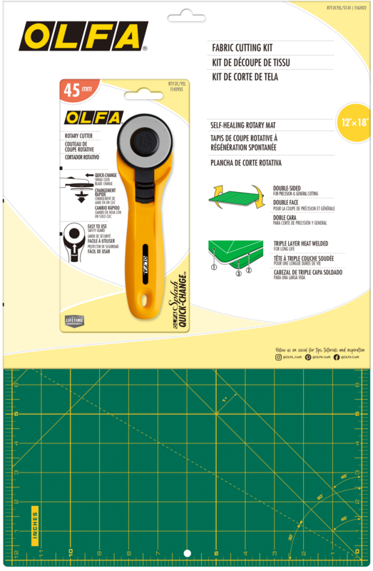 olfa-rty-2cyel-st-01-fabric-cutting-kit-with-45mm-rotary-cutter-and-12x18-cuttin image 4