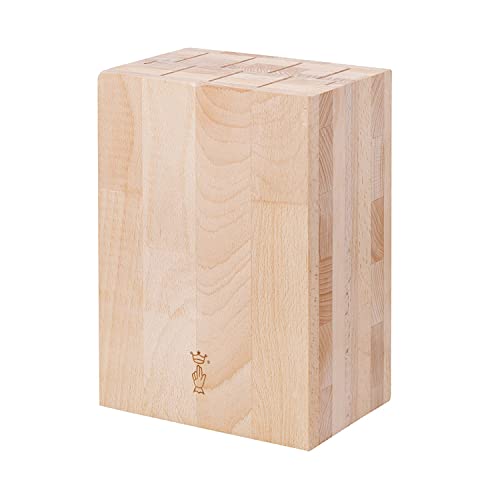 opinel-beech-wood-knife-storage-block-9-slot-kitchen-knife-holder-simple-french- image 6