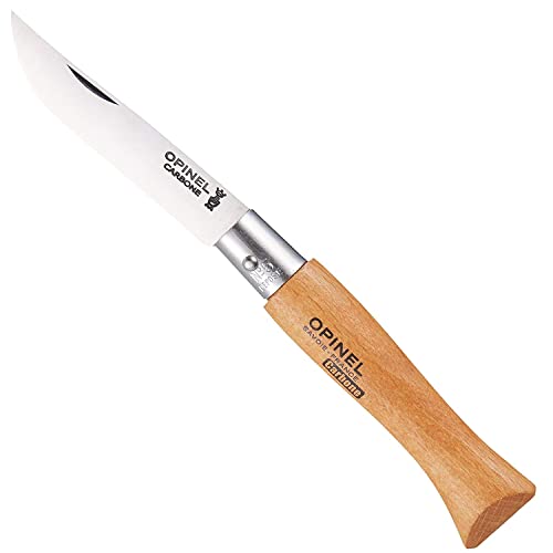 opinel-no-03-carbone-carbon-steel-folding-pocket-knife-beechwood-handle-non-lock image 8