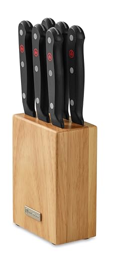 w-sthof-gourmet-7-piece-steak-knife-block-set-one-piece-chrom-molybdenum-vanadiu image 7