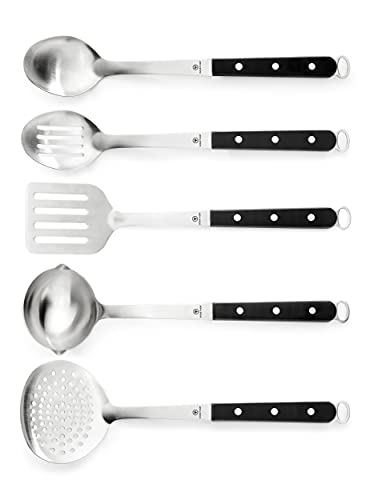 w-sthof-5-piece-chef-s-tool-set-stainless-steel-turner-skimmer-spoon-slotted-spo image 7