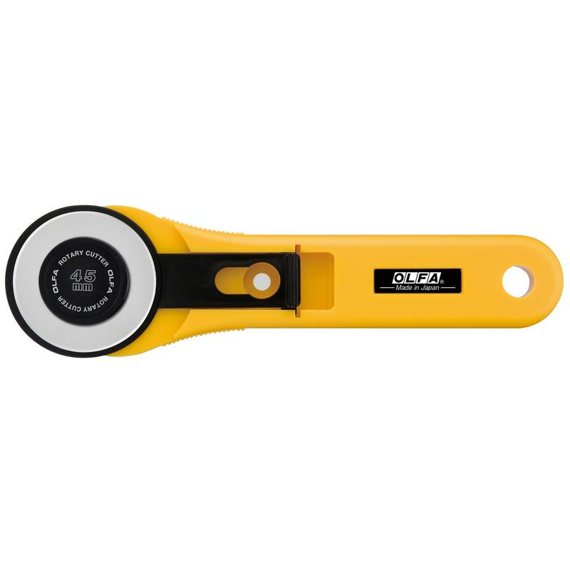 olfa-rty-2-g-45mm-straight-handle-rotary-cutter-classic-handle-fabric-quilting-c image 1