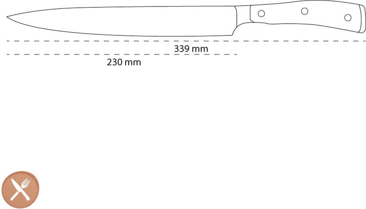 w-sthof-classic-ikon-9-carving-knife-black-petec-precision-forged-full-tang-carv image 4