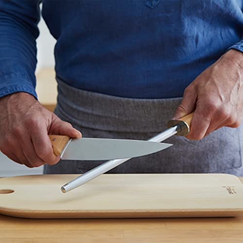 opinel-10-inch-diamond-coated-steel-sharpening-rod-kitchen-knife-sharpener-with- image 8