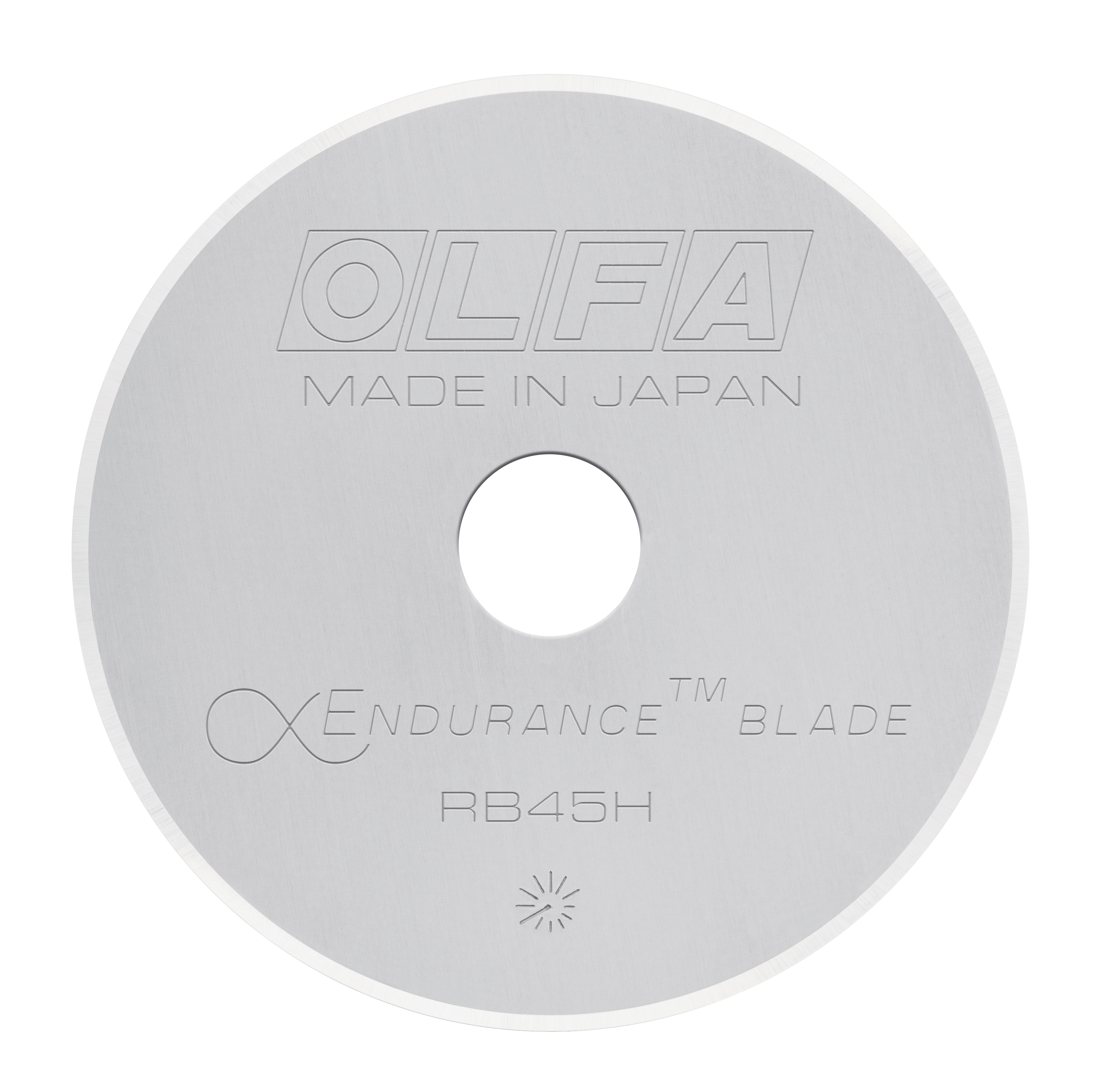 olfa-rb45h-1-45mm-endurance-tungsten-steel-rotary-blade-1-or-2-pack image 1