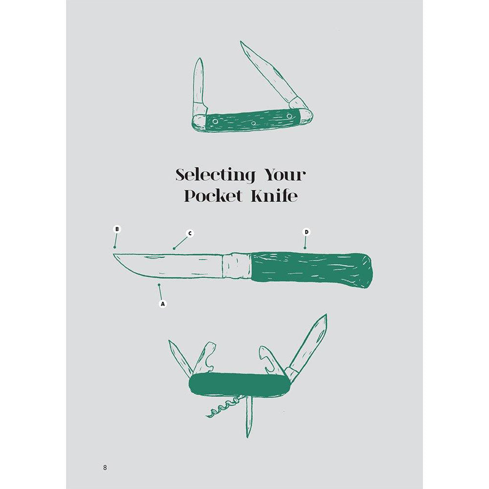 50-things-to-do-with-a-penknife-by-matt-collins-144-page-hardcover-whittling-pro image 2