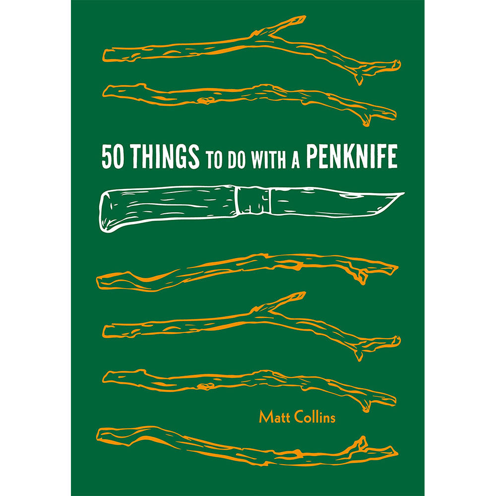 50-things-to-do-with-a-penknife-by-matt-collins-144-page-hardcover-whittling-pro image 1