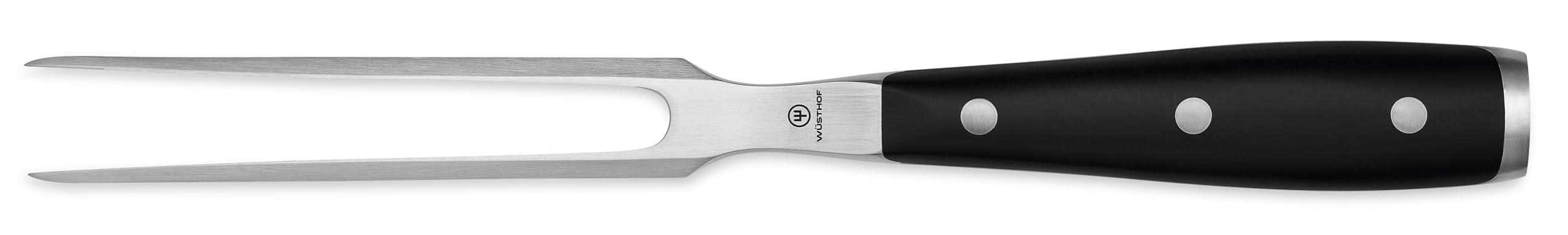 w-sthof-classic-ikon-6-inch-straight-meat-fork-black-precision-forged-carving-fo image 1