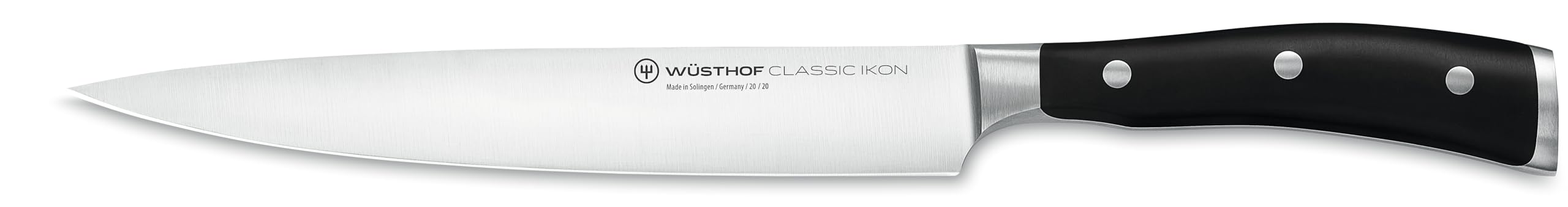 w-sthof-classic-ikon-8-inch-carving-knife-black-precision-forged-meat-slicing-bl image 1