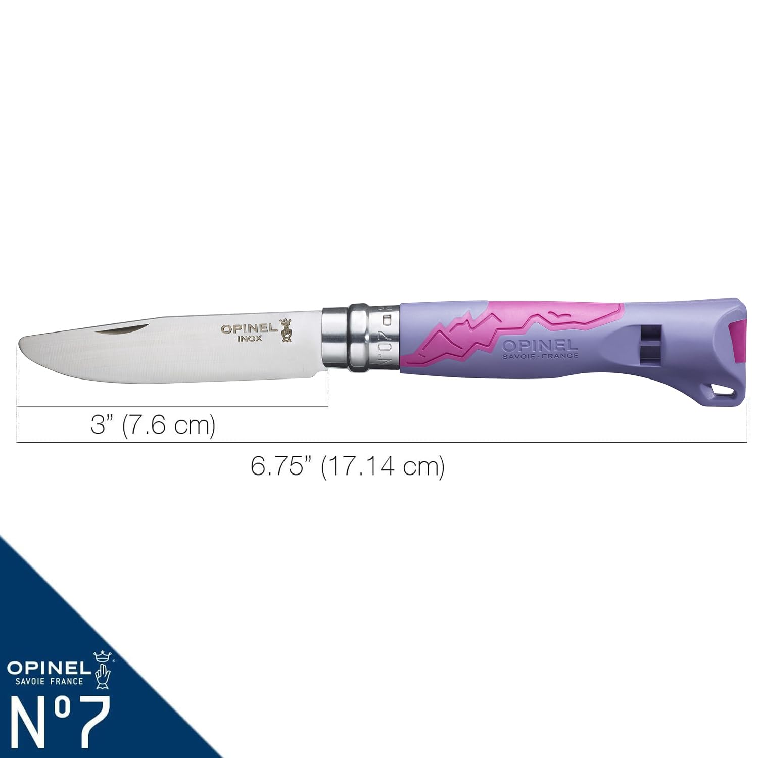 opinel-outdoor-junior-no-07-stainless-steel-folding-knife-with-rounded-safety-ti image 3