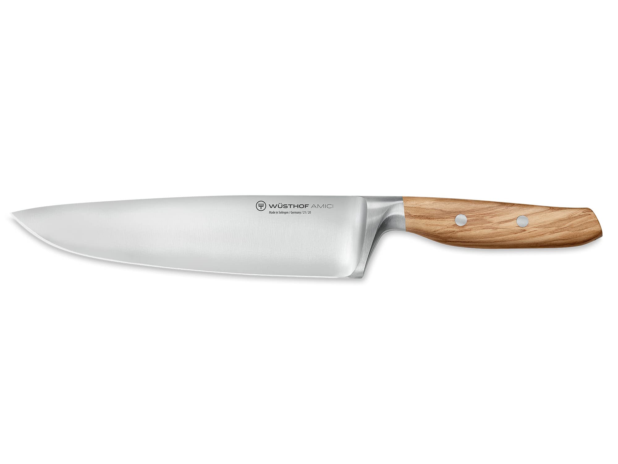 w-sthof-amici-8-chef-s-knife-with-calabrian-olive-wood-handle-tan-precision-forg image 1