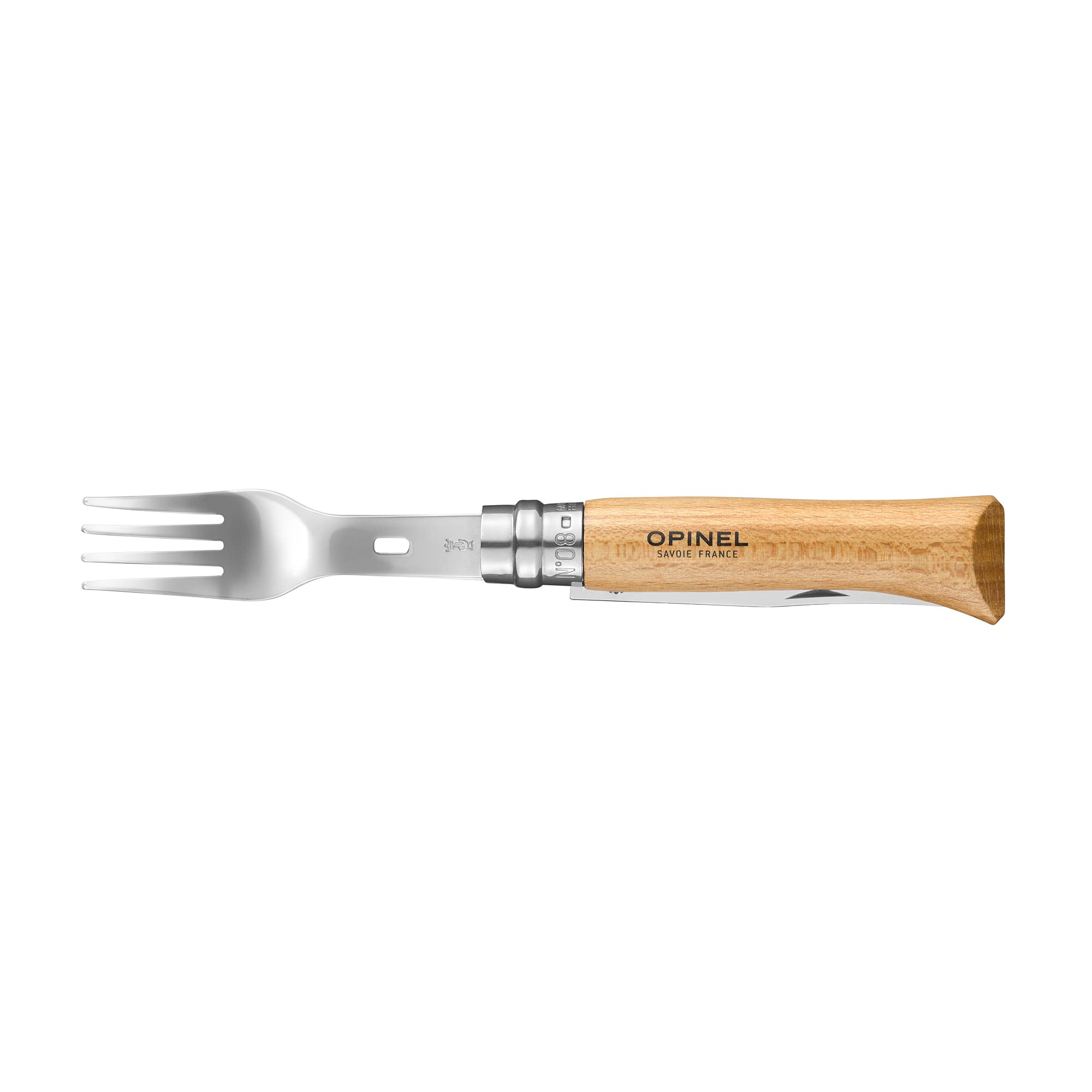 opinel-picnic-cutlery-insert-set-with-no-08-stainless-steel-folding-knife-fork-a image 3