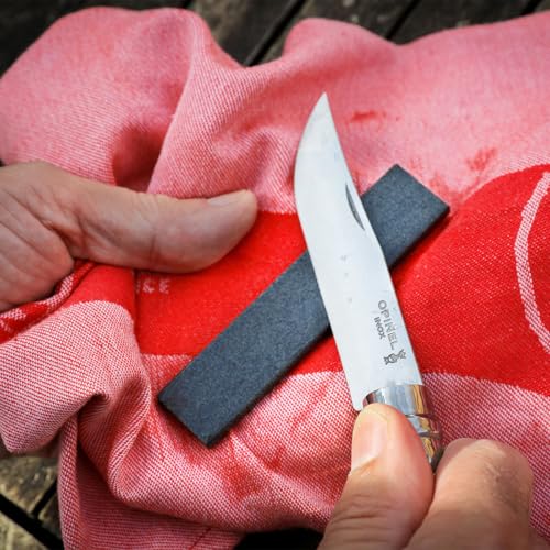 opinel-natural-sharpening-whetstone-italian-shell-sandstone-10-cm-knife-sharpeni image 7