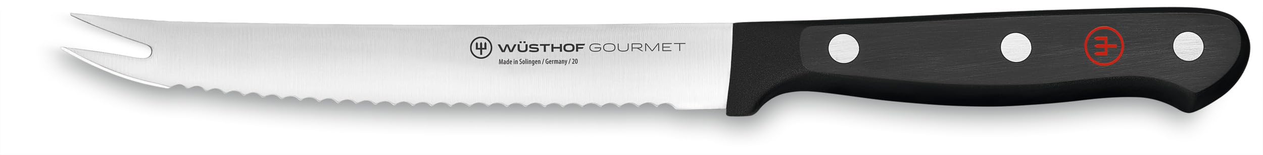 w-sthof-gourmet-5-tomato-knife-black-laser-cut-serrated-slicing-knife image 1