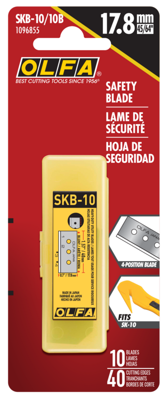 olfa-skb-10-sk-10-four-position-safety-blade-carbon-tool-steel-replacement-blade image 3