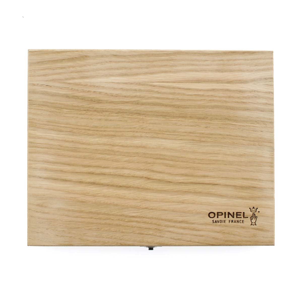 opinel-6-slot-folding-knife-storage-box-oak-wood-collector-case-for-no-06-no-08 image 2