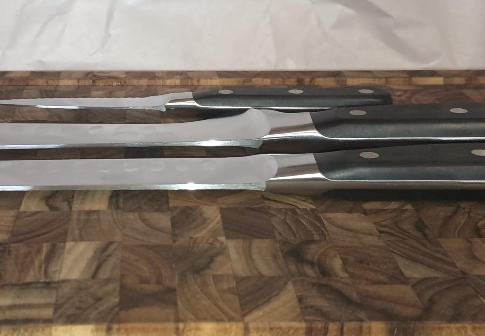 Great set, paring knife is small