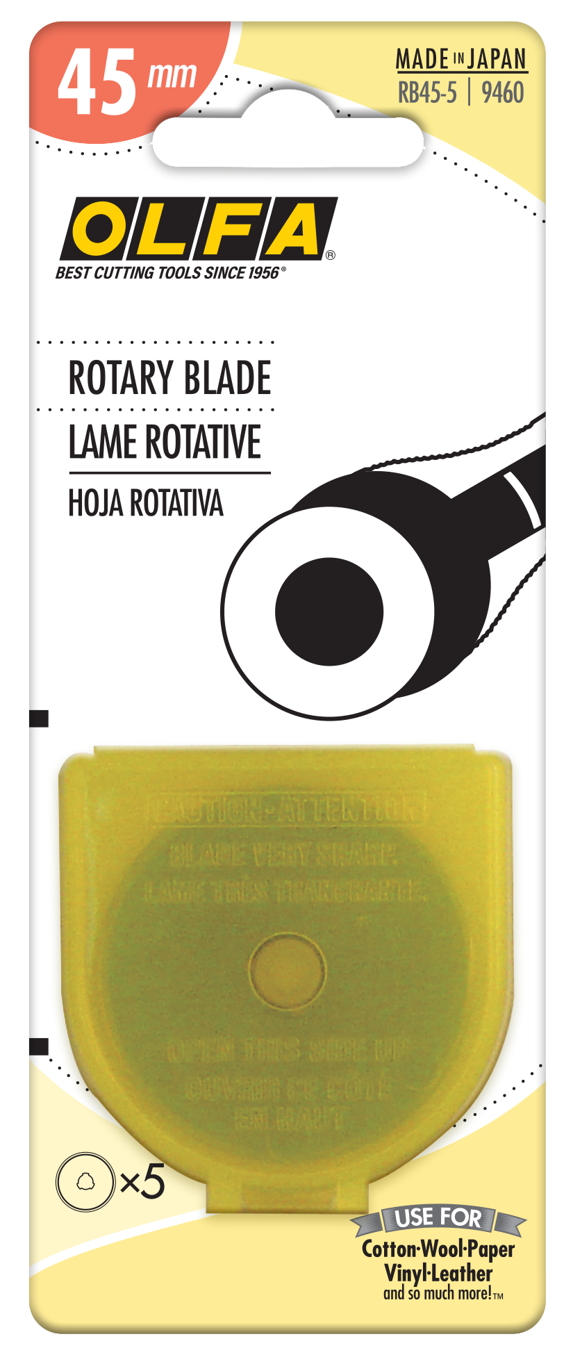 olfa-rb45-45mm-tungsten-steel-rotary-blade-cuts-up-to-8-layers-of-cotton-fits-mo image 6