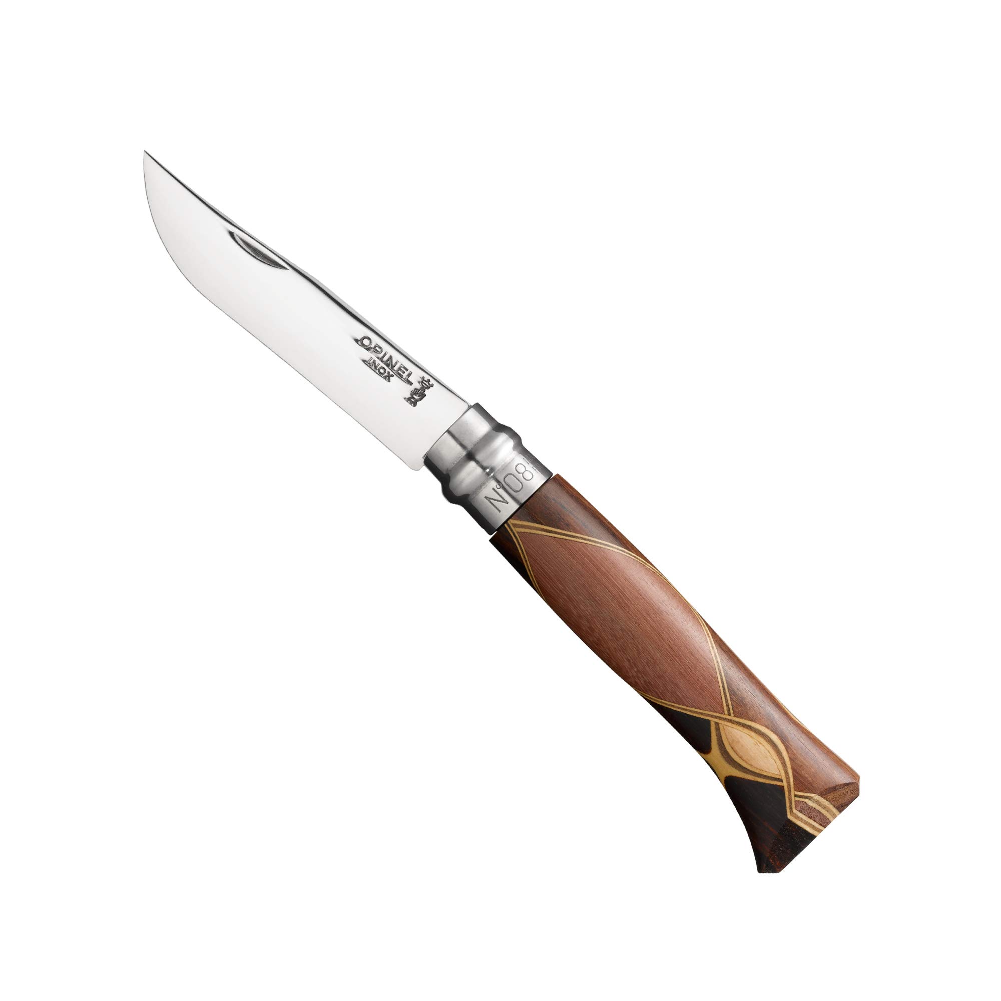 opinel-chaperon-series-stainless-steel-folding-pocket-knife-unique-multiple-wood image 2