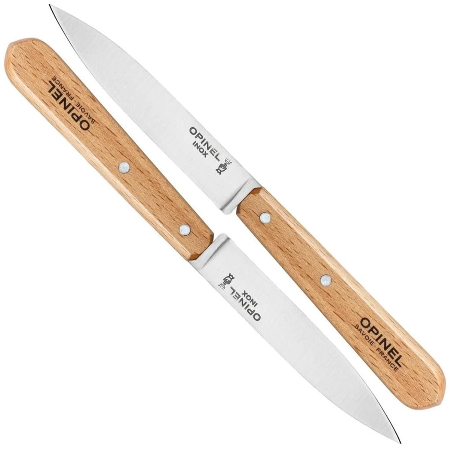 opinel-no-112-paring-knife-2-piece-set-sandvik-12c27-stainless-steel-prep-knives image 1