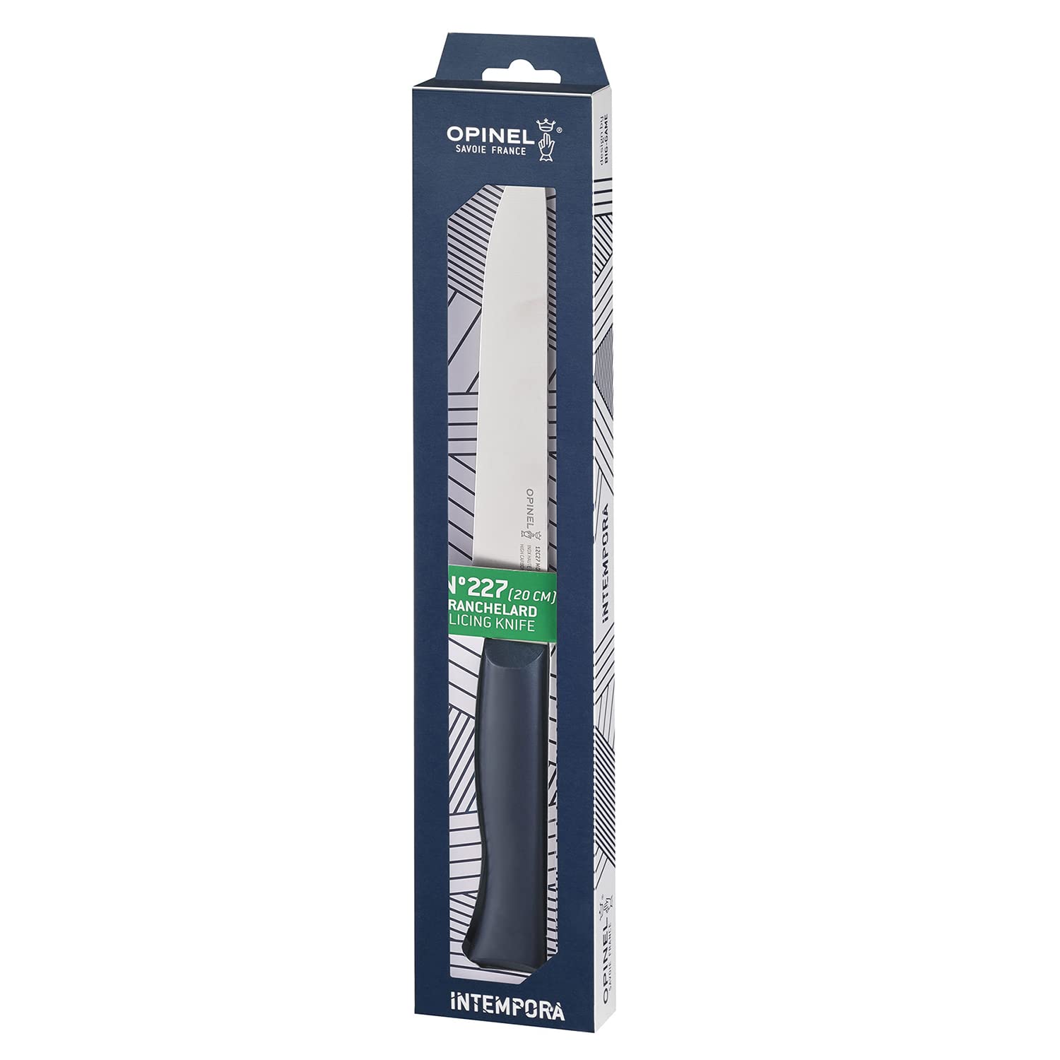 opinel-intempora-no-227-slicing-knife-full-tang-12c27-swedish-stainless-steel-ca image 1