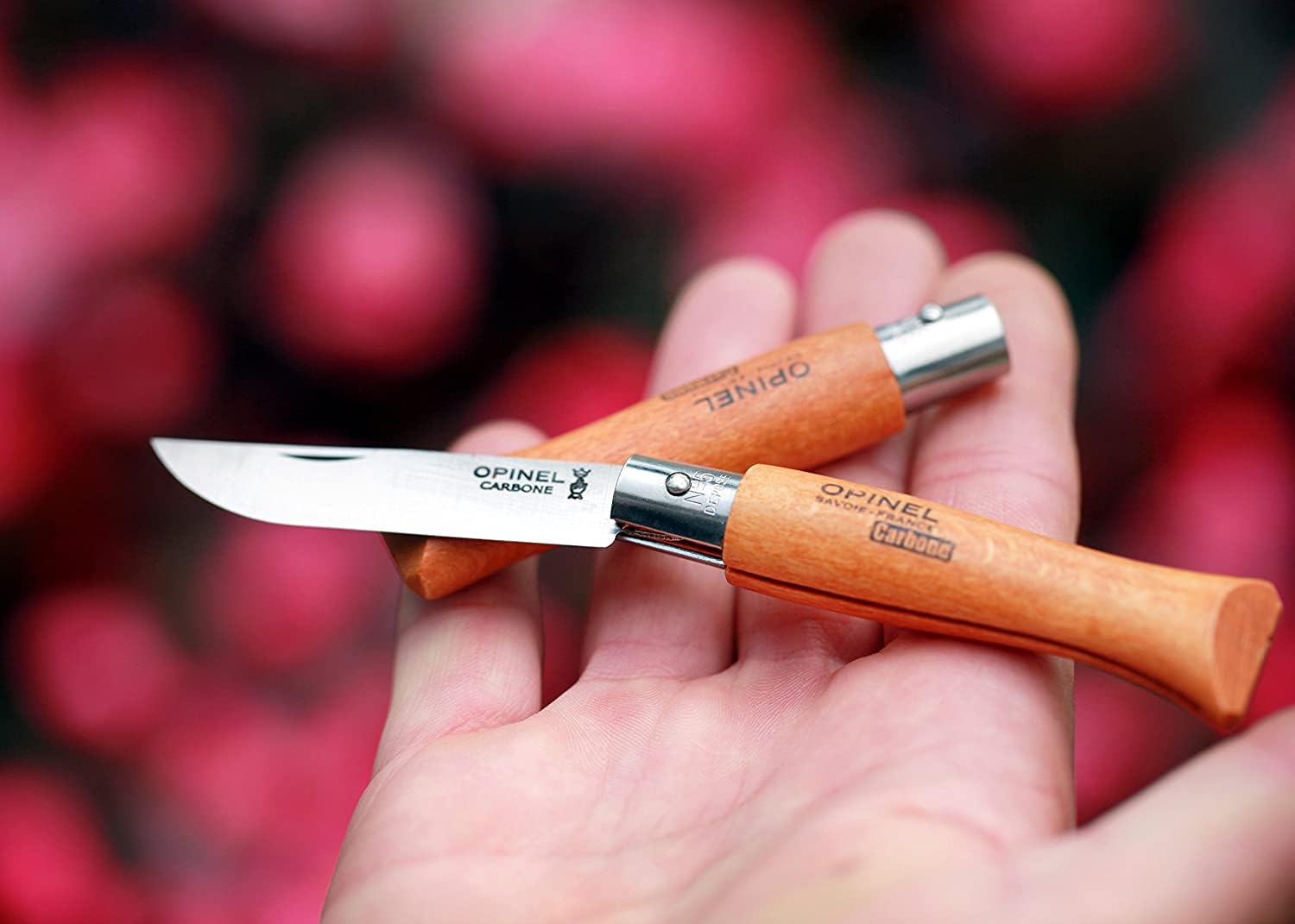 opinel-display-wooden-case-with-10-carbon-steel-folding-knives-no-2-through-no-1 image 4