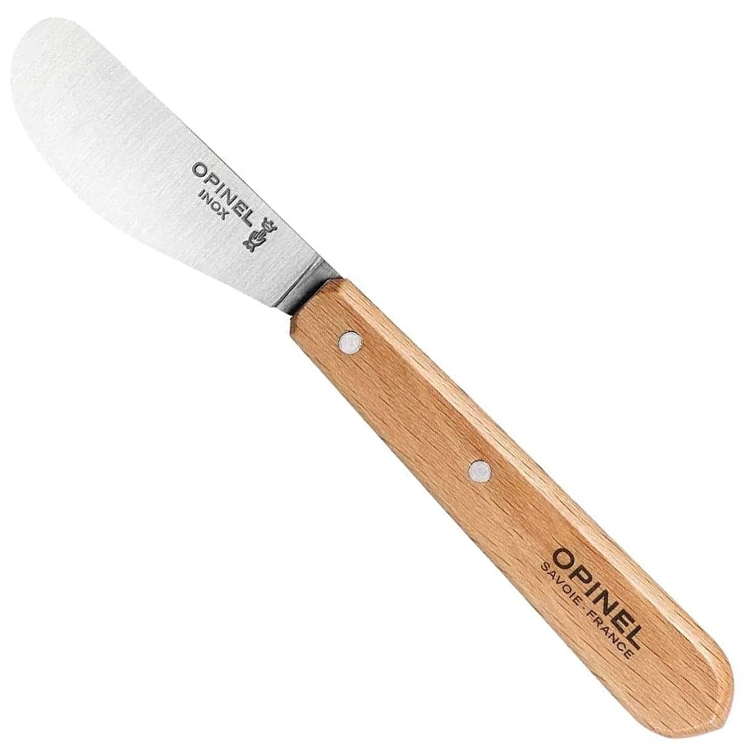 opinel-no-117-spreading-butter-knife-natural-hornbeam-wood-handle-non-serrated-i image 1