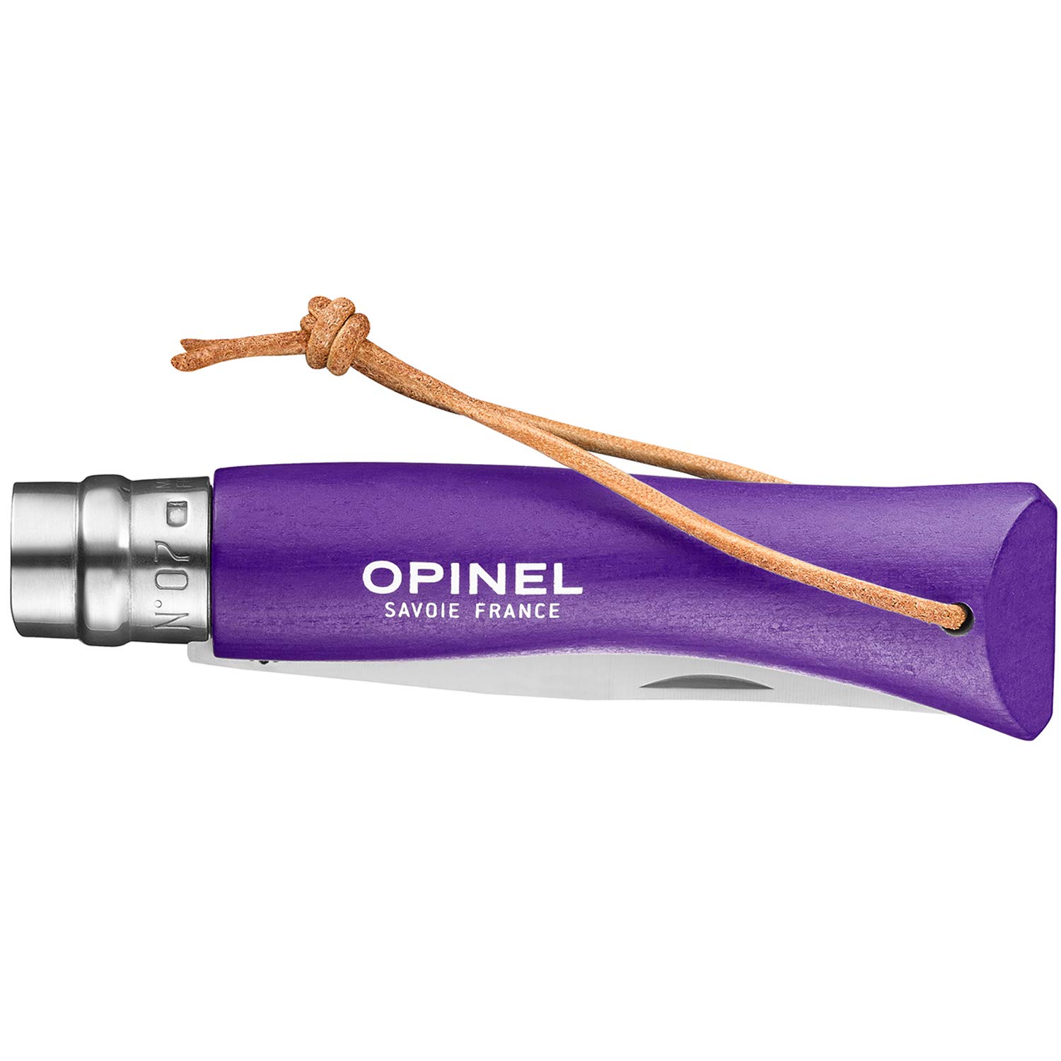 opinel-no-07-colorama-stainless-steel-everyday-carry-folding-pocket-knife-with-v image 2