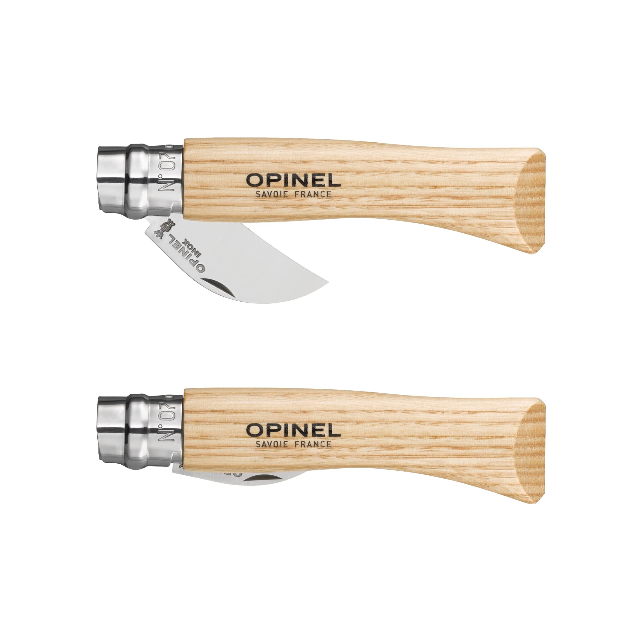 opinel-no-07-scoring-folding-knife-stainless-steel-with-chestnut-wood-handle-che image 2