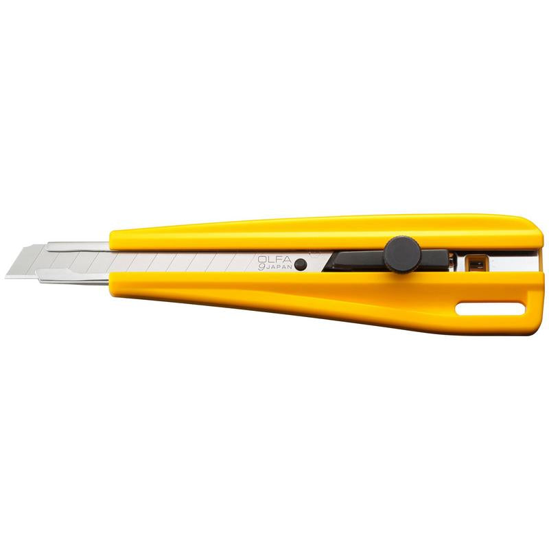 olfa-300-9mm-ratchet-lock-precision-utility-knife-stainless-steel-channel-tool-f image 1