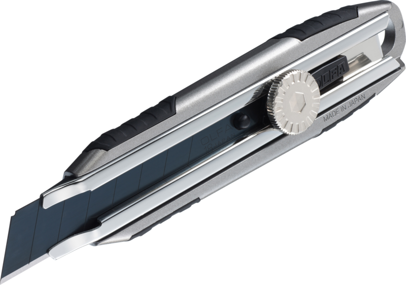 olfa-mxp-l-18mm-heavy-duty-ratchet-lock-utility-knife-with-die-cast-aluminum-han image 3