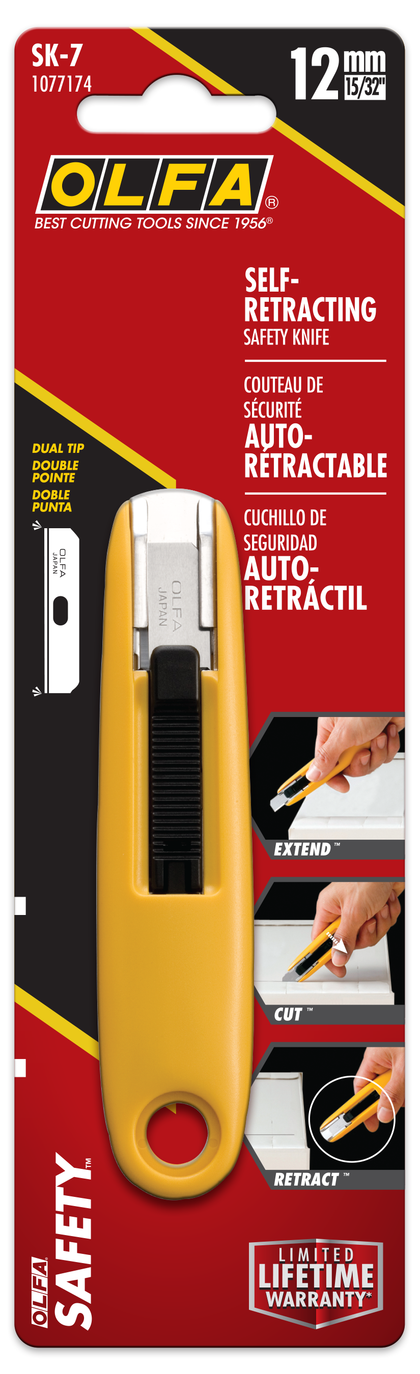 olfa-sk-7-semi-automatic-compact-self-retracting-safety-knife-slim-dual-edge-90- image 4