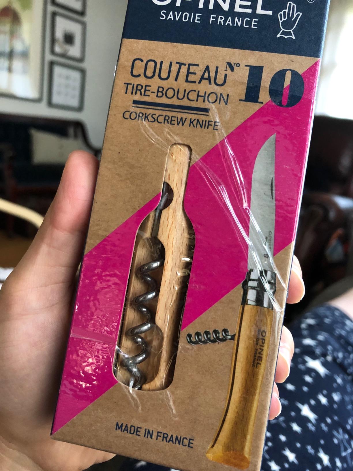 Good knife, corkscrew is just okay