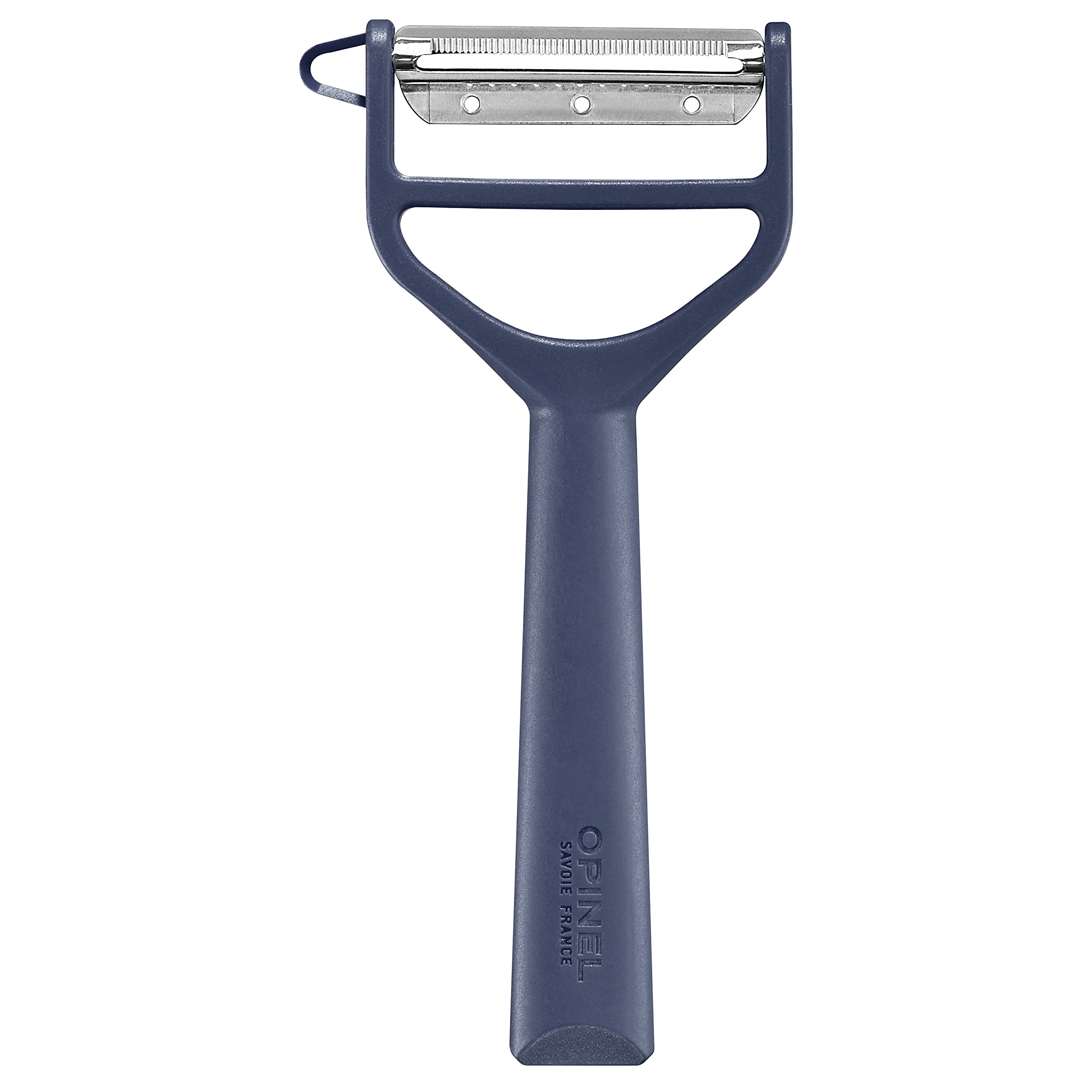 opinel-t-duo-polymer-julienne-peeler-blue-dual-blade-stainless-steel-vegetable-p image 1